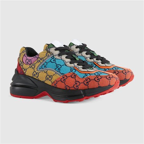 gucci multicolor sneakers women's|Gucci sneakers women sale clearance.